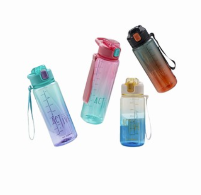 Active Water Bottle W Straw 800ml