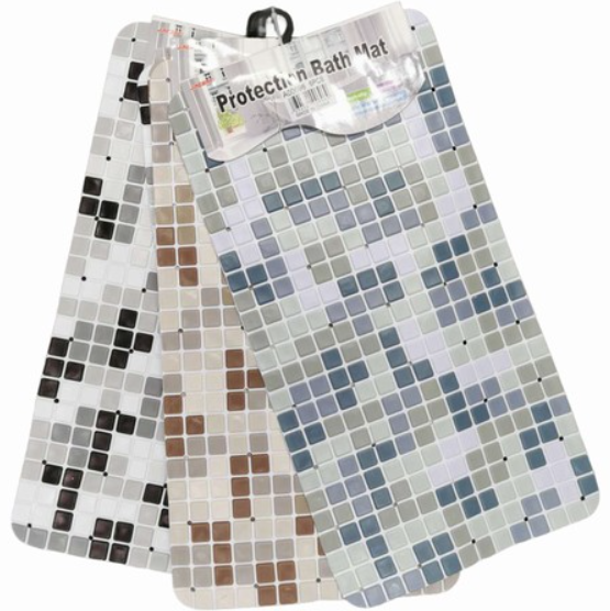 Non-Slip Bath Mat W Suction Cups 34x64cm