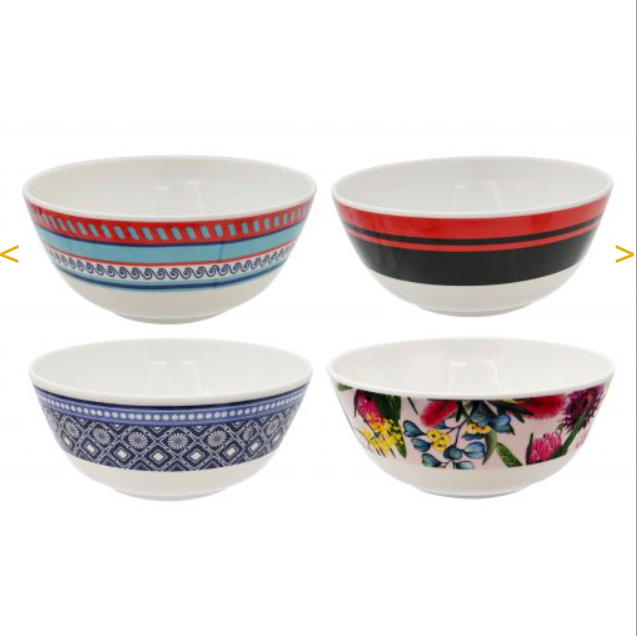 Deep Bowl, 15cm, Melamine, Assorted Print