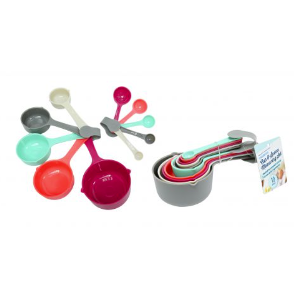 Measuring Cup & Spoon 10pc Set