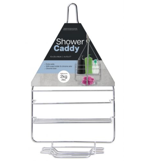 Shower Caddy, Chrome, 440x250x100mm