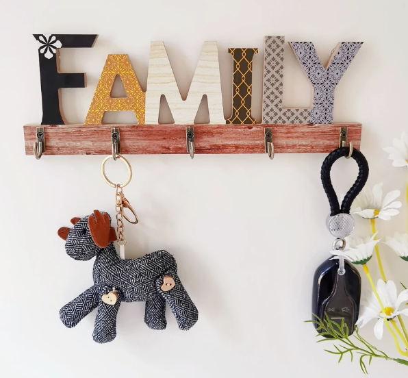 "FAMILY" Wall Key Hook