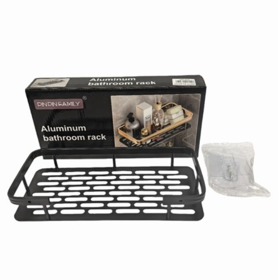 Aluminium Bathroom Wall Rack 30x13x5cm