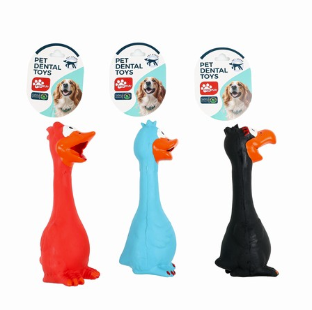 Squeaky Bird Dog Toy 21cm