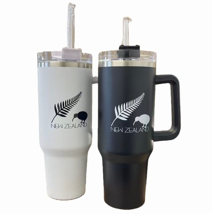 Insulated Tumbler Bottle W Straw 1100ml