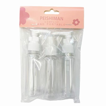 3pc Traveling Bottle Set 60ml (Pump/Spray)