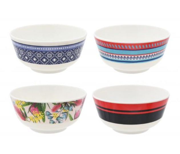 Rice Bowl, 11cm, Melamine, Assorted Print