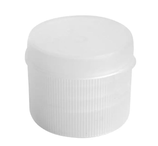 Flip Top Cap Ribbed 28/410 White (CAP ONLY)