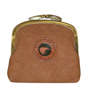 Outback Kiwi Purse W Clip - Tan