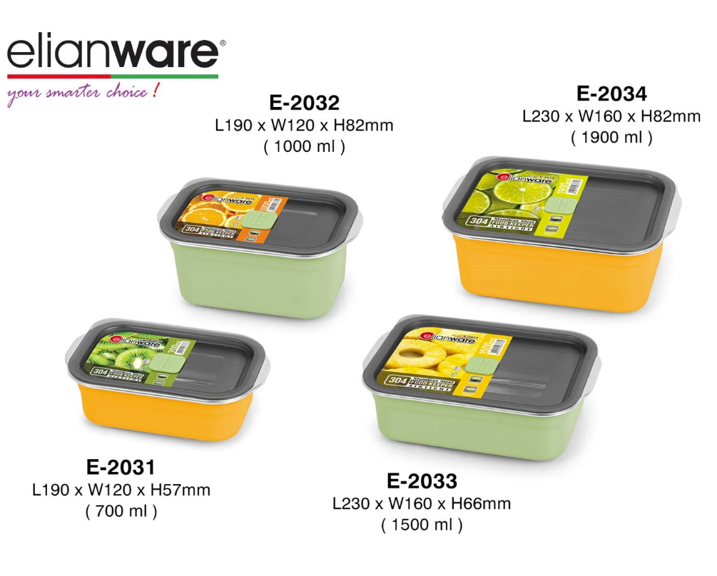 Stainless Steel Airtight Food Keeper 1500ml