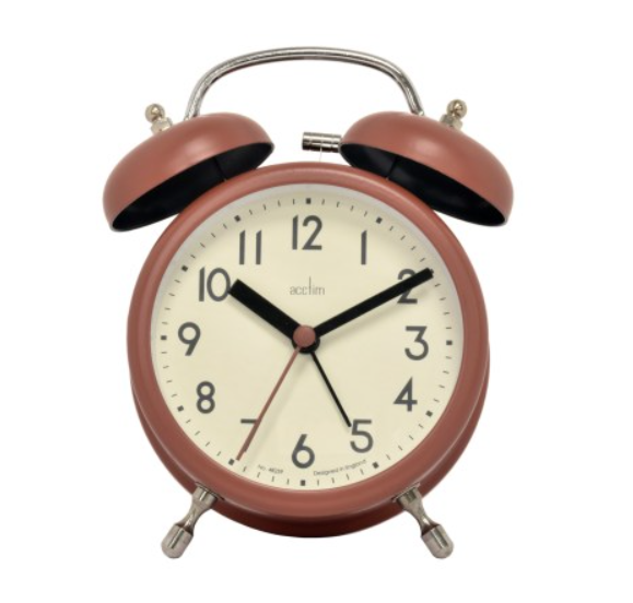 Acctim Hardwick Double Bell Alarm Clock