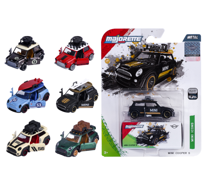 Majorette Mini Deluxe Cars, 6-Asst.