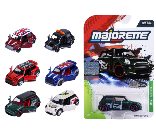 Majorette Mini Premium Cars 6-Asst