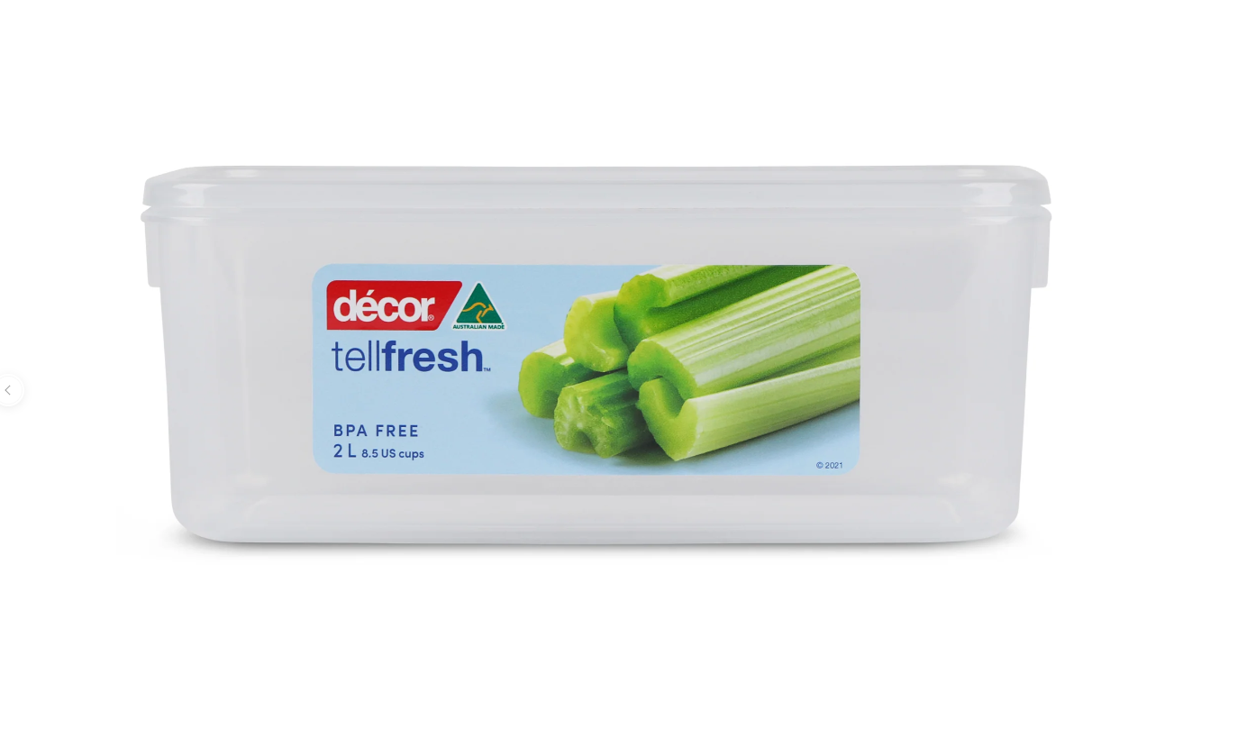 Décor Tellfresh™ Food Container, Oblong, 2L