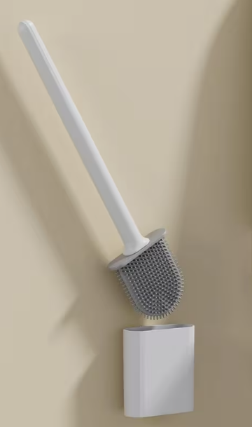 Flat Silicone Toilet Brush
