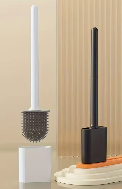 Flat Silicone Toilet Brush