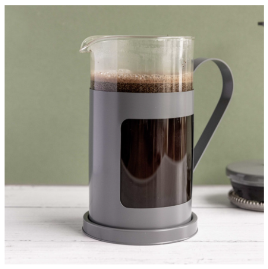 LC Monaco 8 Cup Cafetiere Grey