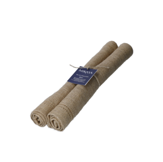 Mikasa Rect Placemat Set Of 2 - Jute