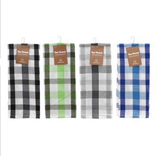 Tea Towel Checkered 43x68cm
