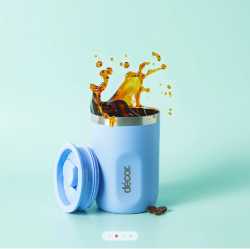 Decor®  Travel Coffee Cup Double Wall Stainless Steel 240ml