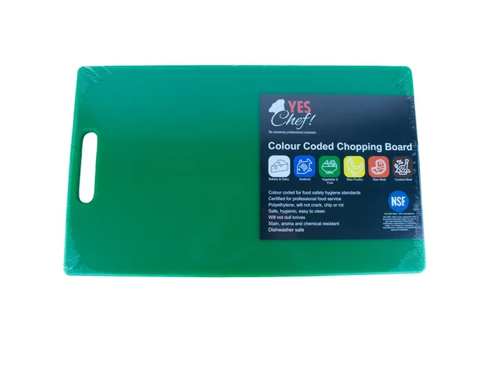 Chopping Board Lge PE 300 x 450 12mm W/Handle