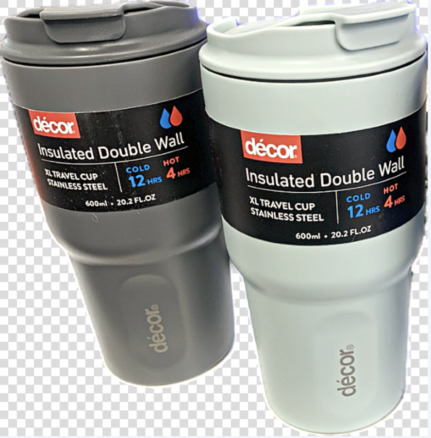Decor® XL Coffee Cup Double Walled Stainless Steel 600ml