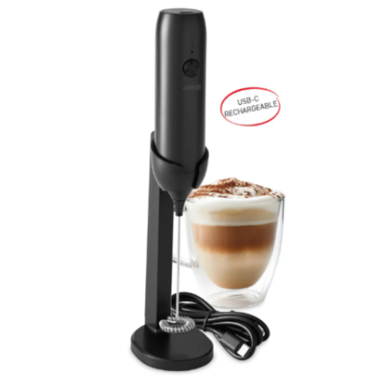 Avanti Rechargeable Milk Frother W Stand