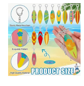 Surfboard Keyring