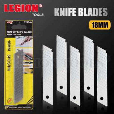Snap Off Knive Blades 18mm 5pk