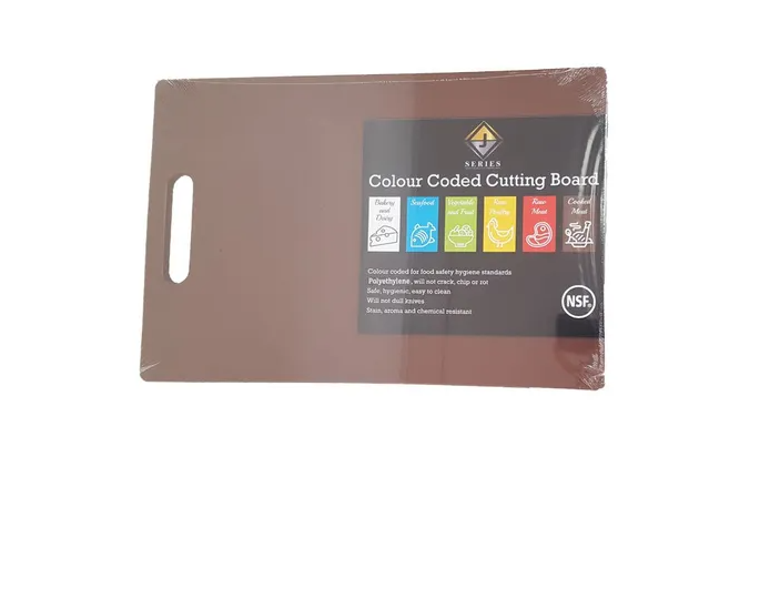 Chopping Board Lge PE 300 x 450 12mm W/Handle