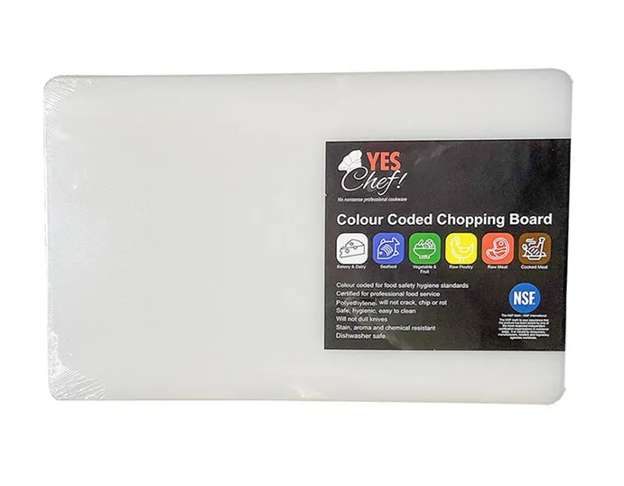Chopping Board Lge PE 300 x 450 12mm W/Handle