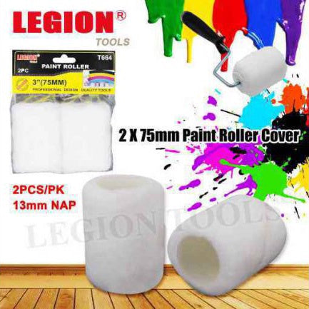Paint roller cover 3 (75mm) 2pcs/set\"