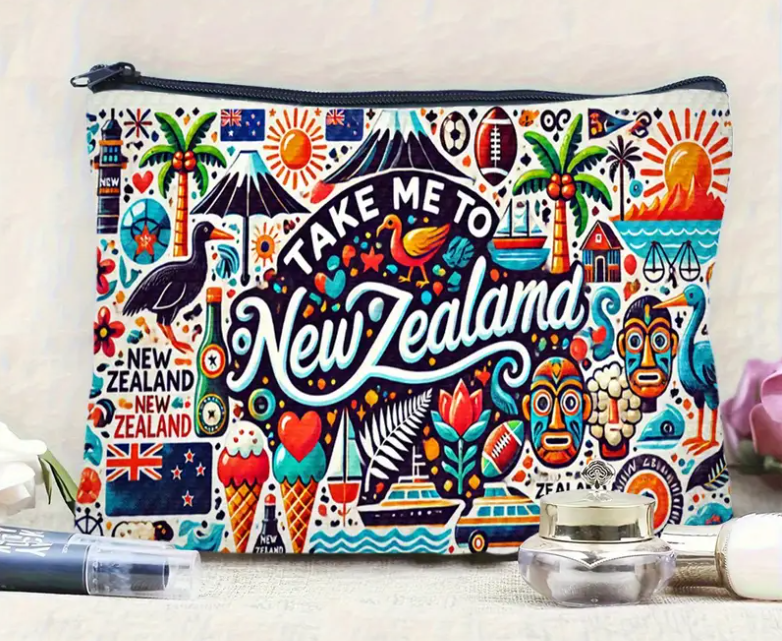 Travel Canvas Cosmetic Bag