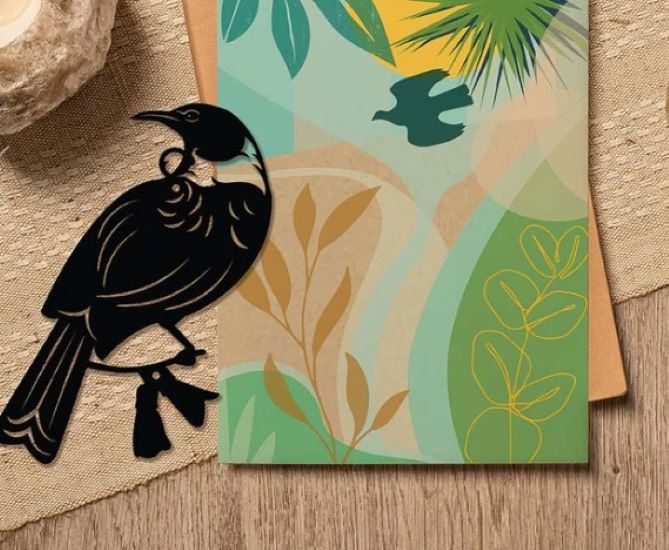 Metal Art Card - NZ Birds