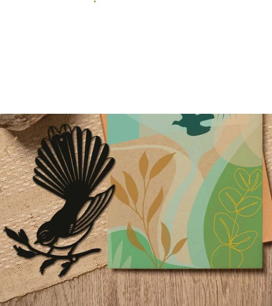 Metal Art Card - NZ Birds