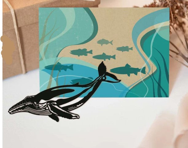 Metal Art Card - NZ Birds