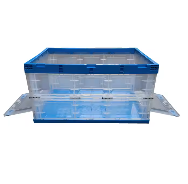 QS Collapsible Storage Crate Clear 650mm XL
