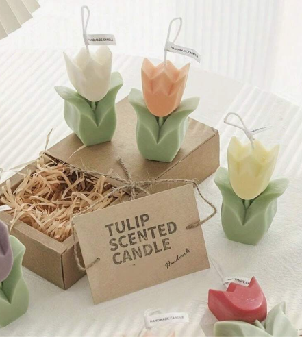 Scented Tulip Candle