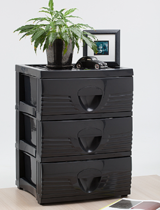 Taurus B2 Utility Drawer Unit – 3 Tier, Charcoal
