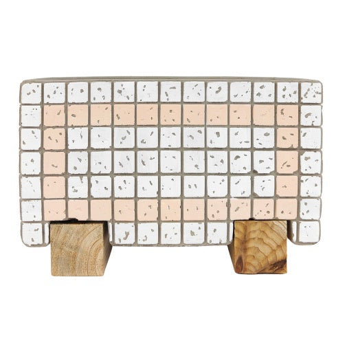 Brix Rectangular Planter White Pin