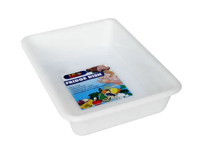 LEO Fridge Dish / Tray, 3 Lit Pkt of 6