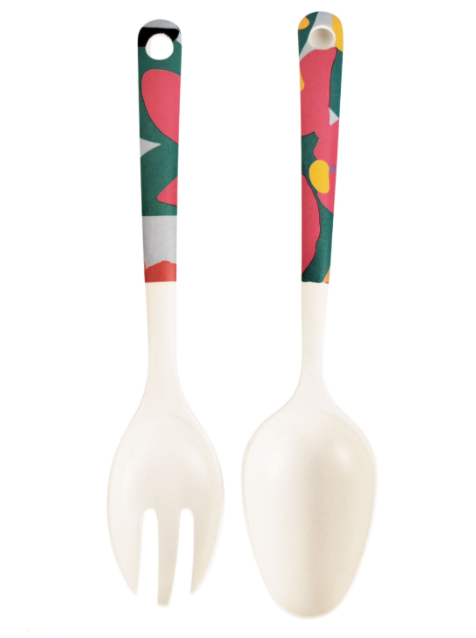 Melody Salad Servers Colourful