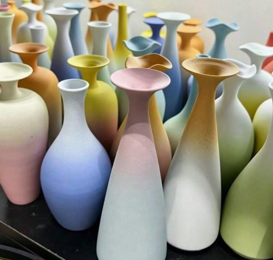 Gradient Ceramic Vase Matt