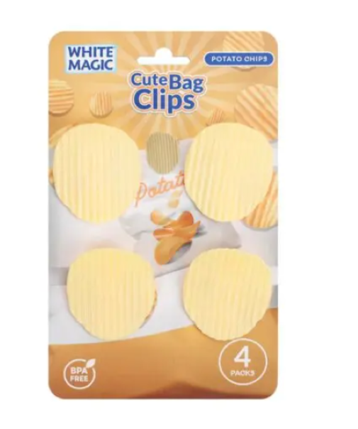 Cute Bag Clips Potato 4 pack