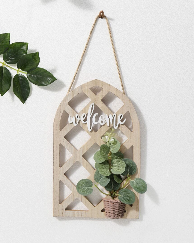 Welcome Wooden Sign