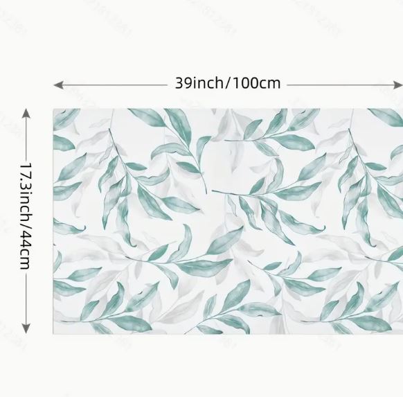 Self-Adhesive PVC Wall Paper/ Cupboard Liner, Floral, 44cm (Sold Per Meter)