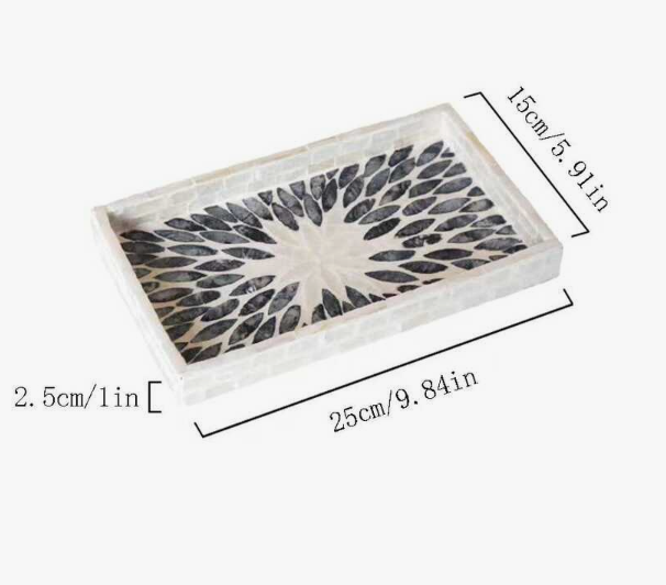 Shell Pattern Tray 25cm