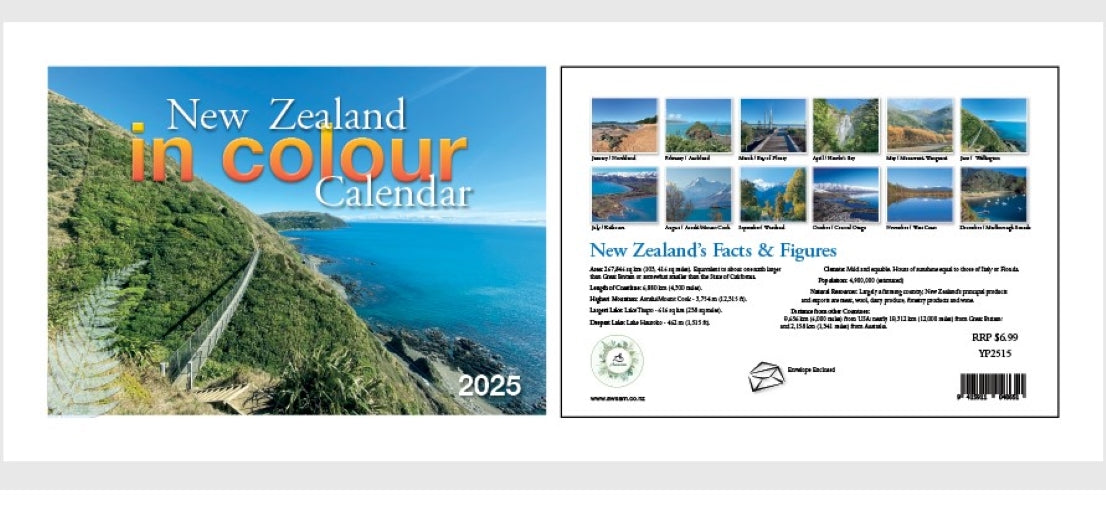 Calendar NZ Various Styles NOW