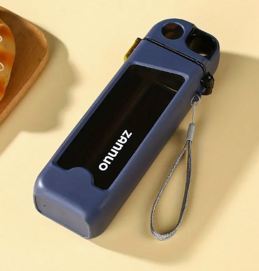 Square Bottle 350ml Blue