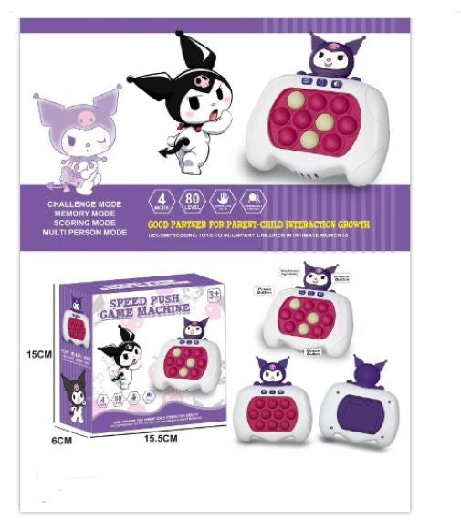 Quick Push Game Console B/O Purple